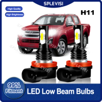 Pure White H11 LED Headlight Low Beam Bulbs 9V-36V 70W 8000LM Compatible For Isuzu D-Max MK2 2012 20