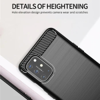 For OnePlus 8T Case Carbon Fiber Shockproof Soft Silicone Cover for OnePlus Nord OnePlus 8 Nord 5G OnePlus 8 Pro OnePlus8 7 7Pro