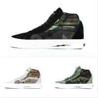 SEPATU SNEAKER BIG SALE SK8 HIGH NOTCHBACK DEFCON MULTICAM JUNGLE BLACK CAMO BNIB FULL TAG BARCODE B