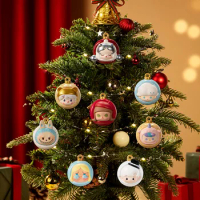 Christmas Bell Series Hacipupu Sweet Bean Labubu Dimoo Skullpanda Pucky Molly POPBean Action Figure Doll Toys Gifts for Kids