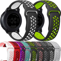 18MM Silicone Breathable Strap For Fossil Gen 4 Q Venture HR/Gen 3 Q Venture Smart Watch Band Women Men Bracelet For Ticwatch C2