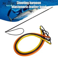 Speargun Pole 5x10MM Rubber Fishing Hand Resistant Spearing Equipment Speargun Pole Spear Sling for Harpoon Spearfishing Diving