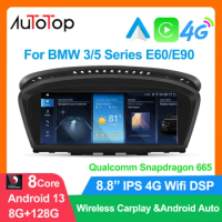 AUTOTOP 8.8" Wireless Carplay Multimedia Player For BMW 3/5 Series E60 E61 E63 E90 E91 E92 E93 Mask 