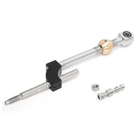 Stainless Steel Short Shifter Adjustable Height Dual Bend Compatible with for Honda Civic B&amp;D