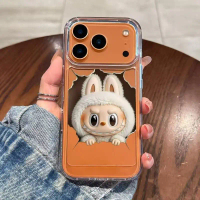 2026 Wall-Breaking Little Monster Compatible with iPhone 17 Pro Case Space Case Simple Ins Apple 17 