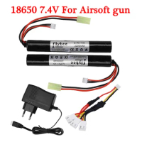 7.4V 2200MAH Lipo Battery with USB 3-in-1 charger Airsoft gun battery AKKU For Mini Airsoft toys Gun 2S Battery model parts