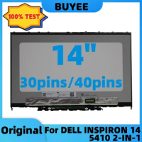 14” Original For DELL INSPIRON 14 5410 2-IN-1 Laptop LCD Touch Screen Digitizer Assembly With Frame 30 Pins 40Pins 1920x1080