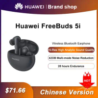 Huawei FreeBuds 5i WirelessIn-ear Noise Reduction Bluetooth EarphoneMusic Game Sports Headset Universal For All Mobile Phones