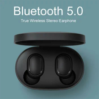 2024 New Redmi Airdots 2 Mi True Wireless Bluetooth Earphones Stereo Bass Bluetooth 5.0 With Mic Handsfree Earbuds