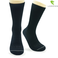 【Lorpen】T2 Coolmax健行襪TCCFN II 黑色(吸濕排汗、快乾涼爽、彈性耐用、西班牙)