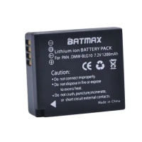 Batmax 1PC DMW-BLE9 DMWBLG10 Battery for Panasonic DMW-BLE9 DMW-BLG10 DMC-GF3 DMC-GF5 DMC-GF6 DMC-GX7 DMC-LX100