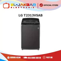 LG T2313VSAB Mesin Cuci 13 Kg Top Loading Smart Inverter TurboDrum Side Waterfall