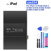 Tablet Battery 11560mAh For Apple iPad 3 4 iPad3 iPad4 A1403 A1416 A1430 A1433 A1459 A1460 A1389