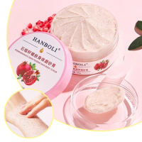 Body Exfoliating Cream Whitening Moisturizing Clean Pores Peeling Face Skin Scrub Exfoliator Care Pomegranate Seed Extract Gel