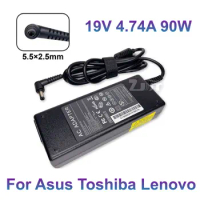 19V 4.74A 90W 5.5x2.5mm AC Laptop Adapter Charger For ASUS ACER Toshiba LITEON Delta Gateway Fujitsu Lenovo IBM power supply