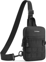 G4Free Small Crossbody Sling BagTactical Chest Bag Waterproof EDC Shoulder Bag for Men Women
