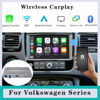 Wireless Apple Carplay Box Android Auto Decoder For Volkswagen VW Polo Golf Touareg Tiguan Teramont Passat 2017-2019