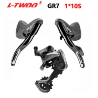 LTWOO GR7 1x10 Speed Road Bike Derailleur Groupset 10V R/L Shifter Without Damping Rear Derailleurs Kit Bicycle Cycling Parts