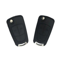 Hindley 2/3 buttons flip remote folding car key cover fob case shell styling case for Vauxhall Opel Corsa Astra Vectra Signum