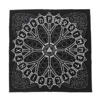 Flannel Astrology Altar Cards Tablecloth Tapestry 19.3x19.3inch