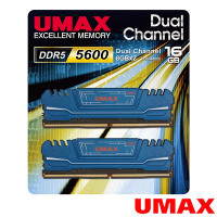 UMAX DDR5 5600 16G(8Gx2) 桌上型記憶體 1024X16