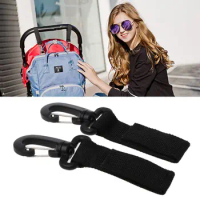 4pcs Stroller Hooks Wheelchair Stroller Pram Carriage Bag Hanger Hook Baby Strollers Hook