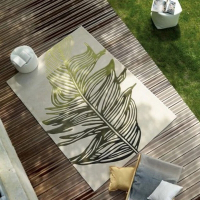 【Fuwaly】德國Esprit home燦葉地毯-200x300cm_ESP3101-01_簡約 綠葉 柔軟