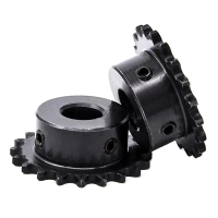 04C Chain Gear 45# Steel 10 Gigi Perindustrian Roda Sprocket Dengan Kawat Top Bore 5mm 6mm 8mm 10mm