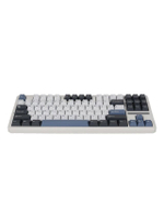 F87 คีย์บอร์ดไร้สาย Gasket Mechanical Keyboard 3IN1 Size 80% - White/Blue รับประกันศูนย์ไทย 2 ปี