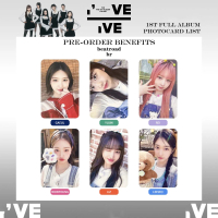 Album IVE, Ive IVE Beat Road PhotoCards, BR Lomo Card, Wonyoung, LIZ YUJIN, Gaeul, Rei, Leeseo, Ảnh,