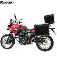 For BMW F700GS 800GS Luggage Box Top Case Motorcycle Aluminium Side Cases Steel Rack