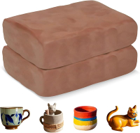 ZEHIQ Premium Air Dry Clay-6.6 lbs Natural White Pottery Clay for Wheel Throwing Hand Building Sculp