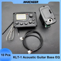 KLT-1 Acoustic Guitar Bass EQ Preamp with digital procedding tuner 4 Band EQ Equalizer with Tuner Guitar pickup