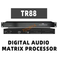 TR88 TR1616 professional digital audio processor 8 to 16 speaker audio matrix signal processor DSP stage performance
