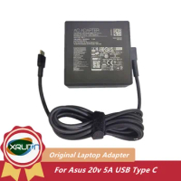 For ASUS ROG FLOW X13 Z13 GV301 GV301R GV301Q GZ301 GZ301Z PX713 Original AC Adapter Charger 20V 5A 100W USB Type CA20-100P1A