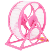 Hamster Running Jogging Exercise Toy Wheel Mute Small Animal Cage Toy Plastic Rat