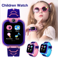 Children's Smart Watch SOS Phone Watch Smartwatch For Kids With Sim Card Photo Waterproof IP67 Swim Kids Gift For IOS Android