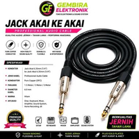 Kabel Audio Jack AKAI ke Jack AKAI 5 Meter Professional Audio Cable