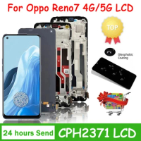 6.43"Original For Oppo Reno7 LCD CPH2363 Display Touch Screen Digitizer Assembly For OPPO Reno 7 5G LCD CPH2371 Frame