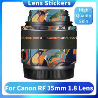 RF 35 F1.8 Decal Skin Vinyl Wrap Film Lens Body Protective Sticker Protector Coat For Canon RF 35mm 1.8 Macro IS STM RF35MM RF35