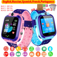 Q12 Children's Smart Watch SOS Phone Watch Smartwatch Camera With Sim Card Waterproof IP67 Kids Gift For IOS Android