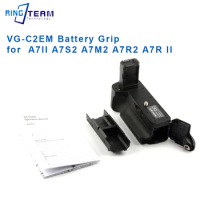 BG-A7II Vertical Battery Grip for Sony A7II A7S2 A7M2 A7R2 A7R II Camera as VG-C2EM / Works with NP-FW50 Battery
