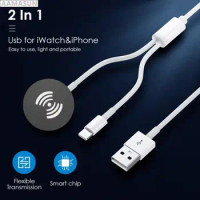 Portable Charger Cord for iWatch 6 SE 5 4 Charging USB Charger Cable for Apple Watch Series 5 4 3 2 1 for iPhone iPad