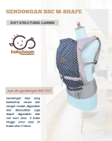 GENDONGAN SSC/M-SHAPE POLKADOT series//gendongan depan