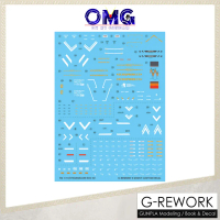 G-Rework RG Evangelion 02 EVA Water Decal CD-RG-E2 EVA-02 G Rework Water Decal EVA Decal Sticker Pla