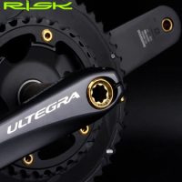 1pcs Risk Titanium Alloy Bicycle Crank Arm Bolts Ultralight M20*8mm MTB Bike Bottom Bracket Cranks Cover Screws Cycling