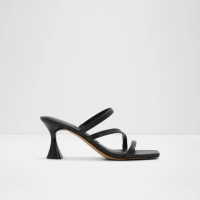 【ALDO】JEWELLA-幾何交錯線條涼跟鞋-女鞋(黑色)
