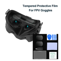Tempered Protective Film For FPV Combo Drone Goggles Dust-proof HD Glass Film Lens Protector Film Explosion-proof Accessories