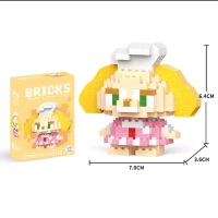 LOZTOYS DIY Bricks Mini Toys Model Kartun Building Blok Nano Block Kartun Mainan Balok Susun