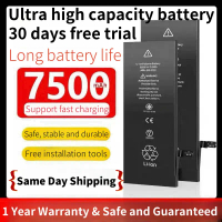 Real High Capacity Battery For 8 SE 7plus 6 6S 7 8Plus X Xs Max Xr Phone Replacement Batteries Warra